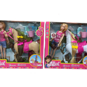 MUNECA CON CABALLO 300105