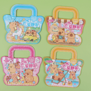 LIBRO STICKER CON IMAN CAPIBARA