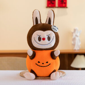 PELUCHE LABUBU CALABAZA 30CM