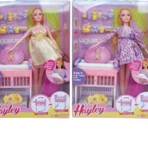 MUNECA EMBARAZADA CON CUNA 303298