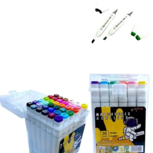 MARCADOR ACRILICO DOBLE PUNTA X36 719412