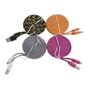 CABLE V8 MALLADO 2 METROS