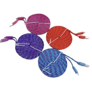 CABLE V8 MALLADO 3 METROS