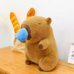 PELUCHE CAPIBARA CON MOCO 25CM