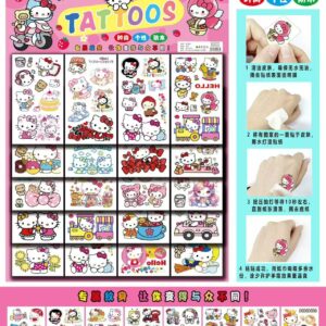 TATUAJES TEMPORAER KITTY