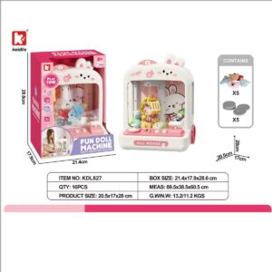 MAQUINA PELUCHE CONEJO RECA/MUSICAL 32X20CM 303724