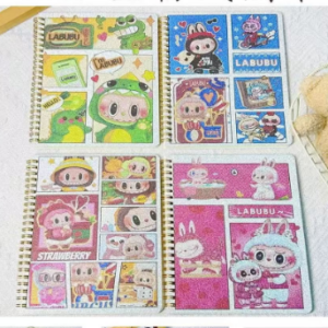 CUADERNO LABUBU CON BRILLO