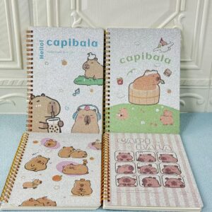 CUADERNO CAPIBARA CON BRILLO
