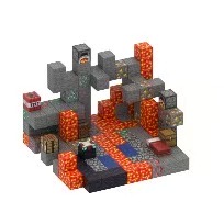 BLOQUE IMANTADO AVENTURA DE CUEVA MINERA 143PCS ABD405 TZ063
