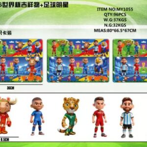 MUNECO MUNDIAL X 4 BLISTER 003721