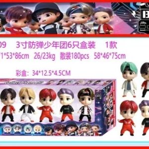 MUNECO BTS X 6 CAJA ABD377 783092