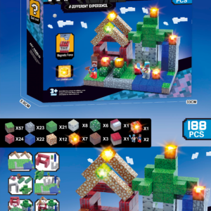 BLOQUE IMANTADO CON LUZ 188PCS 261889