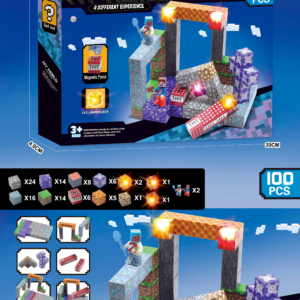 BLOQUE IMANTADO CON LUZ 100PCS 261001