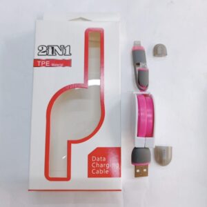 CABLE USB V8 2 EN 1 ENROLABLE