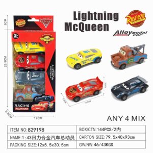 AUTO CAR X 4 METAL ABD391 372879