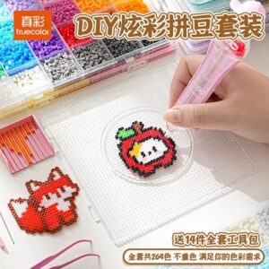 12 COLORES PERLER FUSE BEADS KIT