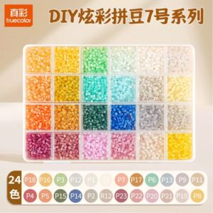 24 COLORES PERLER FUSE BEADS KIT